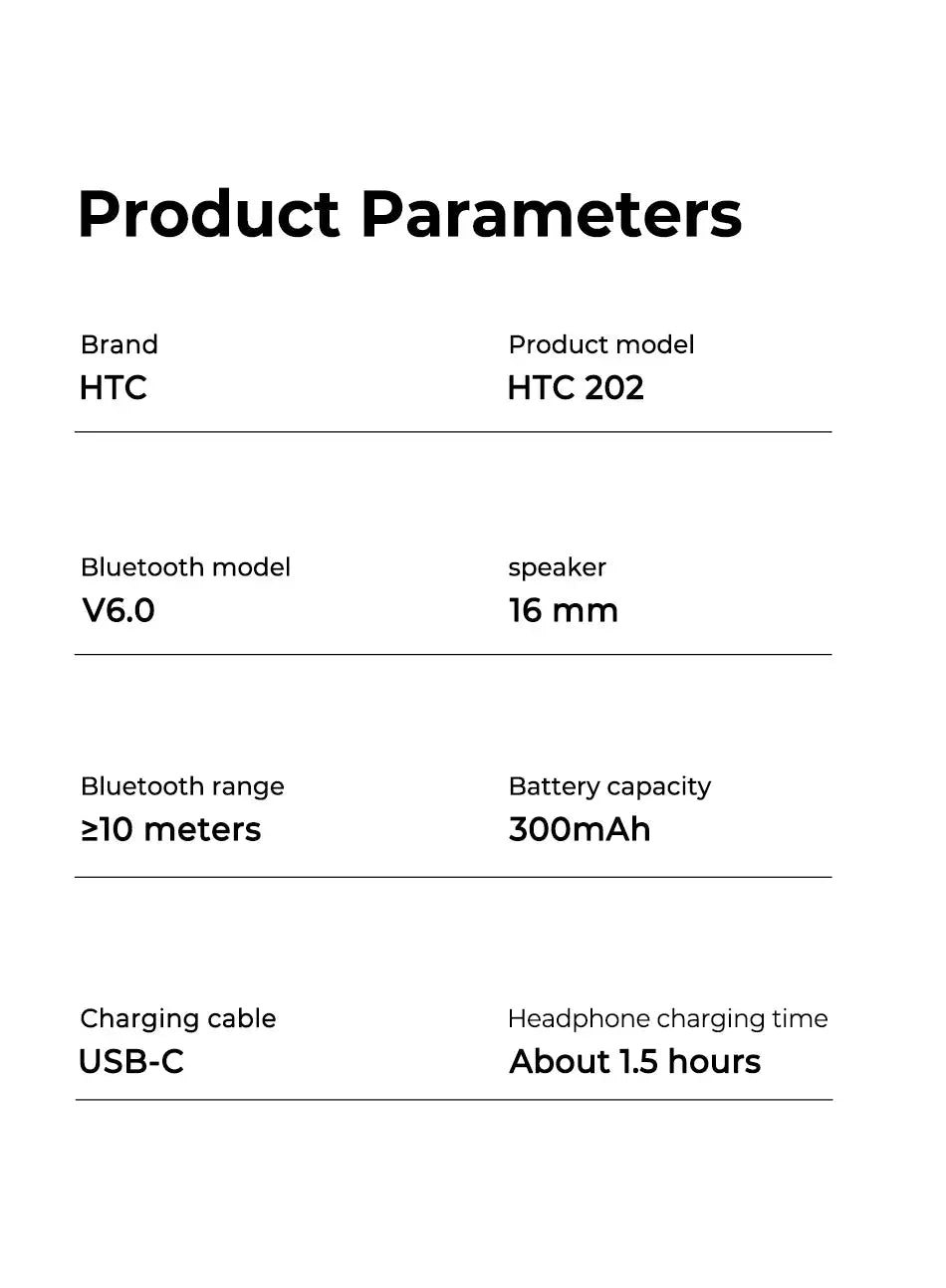 Bluetooth Auricles HTC NE35 2026 AI Real-Time Language Translator Earbuds 134 Languages BT6.0 IPX5 90H Battery Wireless Headset Magic Remotes