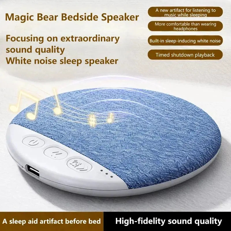 Lenovo New Sleeping Bluetooth Speaker Mini Nature Sound White Noise Soundbar Wireless MP3 Music Player Ultra Thin Timed SpeakerS Magic Remotes