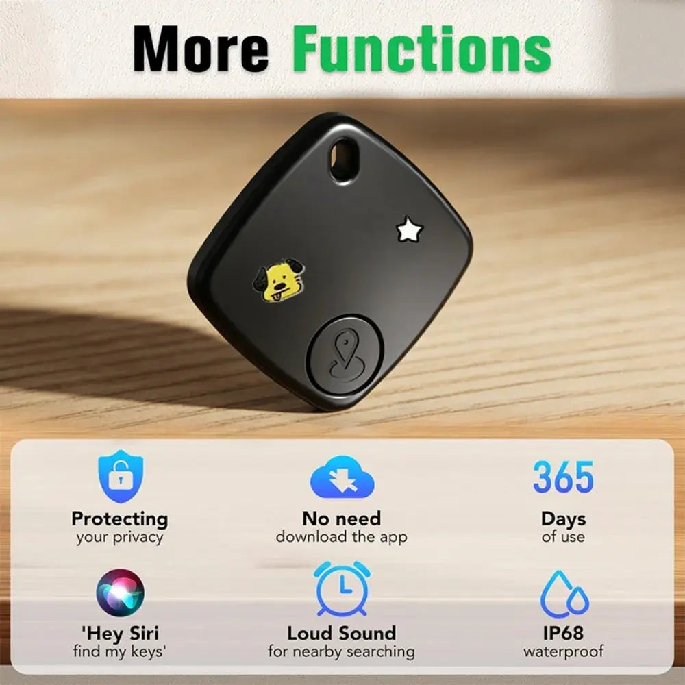 Vyvylabs Mini Tracking Device for Apple Find My APP Smart Tag Kid Pet Car GPS Lost Tracker Anti-Lost Alarm Reminder Positioner - Magic Remotes