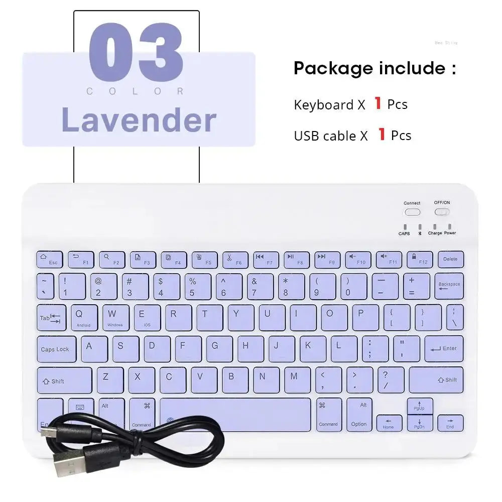 Mini Wireless Keyboard Bluetooth Keyboard For ipad Phone Tablet Portable Bluetooth Keyboard and Mouse For Samsung Xiaomi Android - Magic Remotes