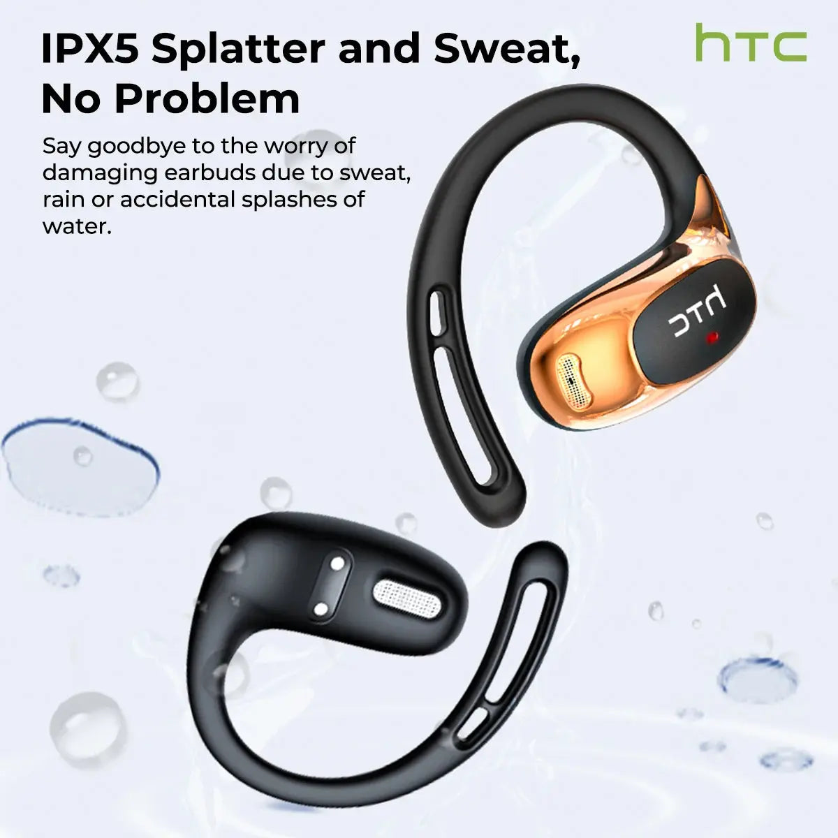 Bluetooth Auricles HTC NE35 2026 AI Real-Time Language Translator Earbuds 134 Languages BT6.0 IPX5 90H Battery Wireless Headset Magic Remotes