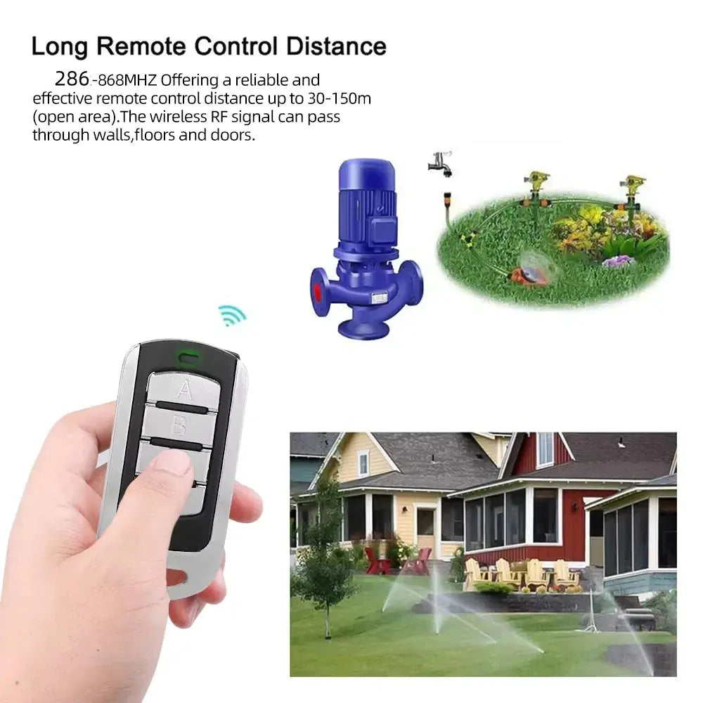 Multi-Frequency 286-868MHz RF Universal Garage Door Remote Control Duplicator Clone 433MHz 315MHZ Gate Keyfob Transmitter Magic Remotes