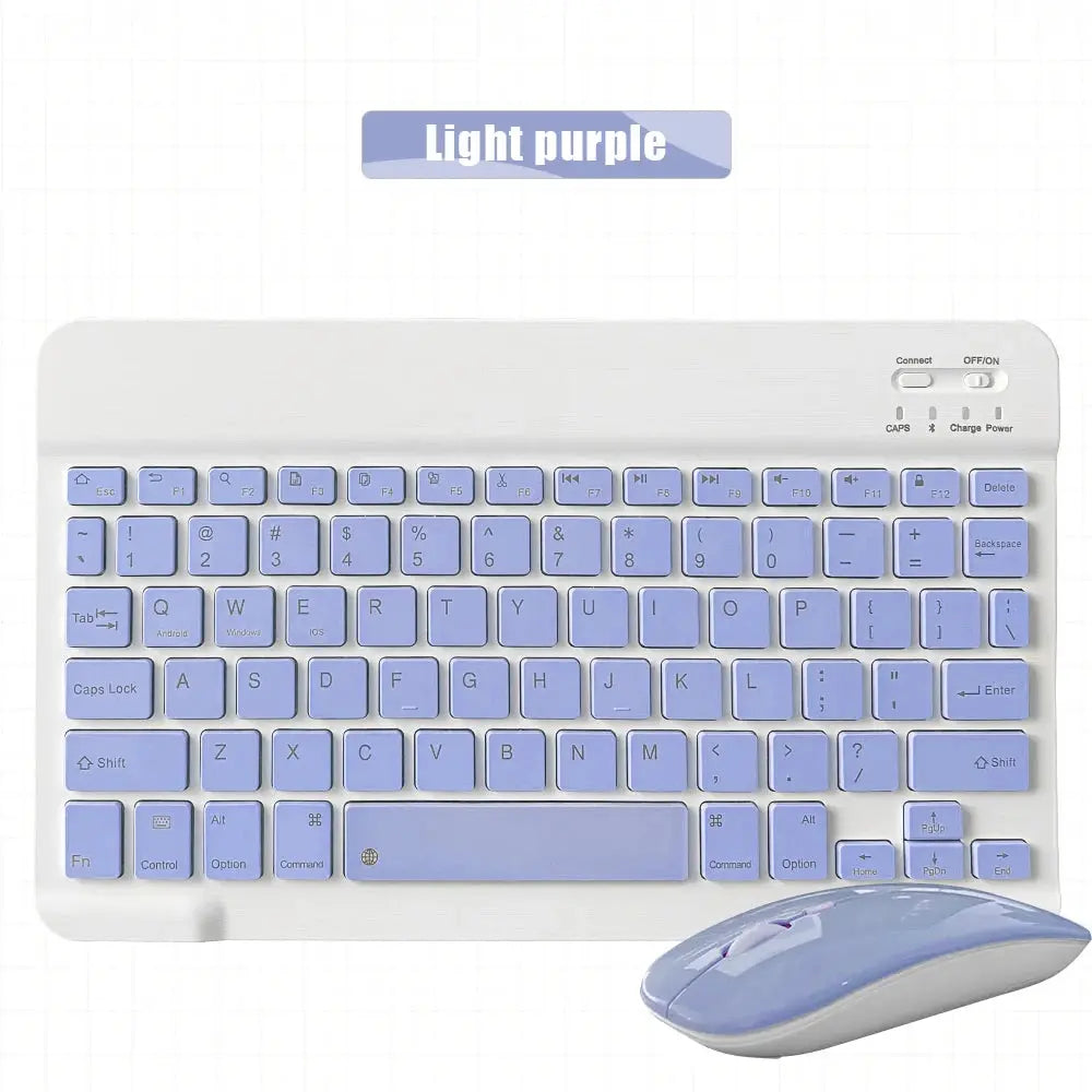 Mini Wireless Keyboard Bluetooth Keyboard For ipad Phone Tablet Portable Bluetooth Keyboard and Mouse For Samsung Xiaomi Android - Magic Remotes