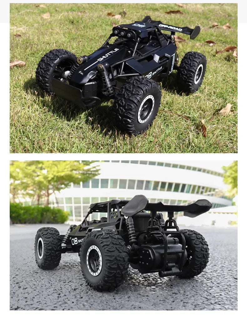 ZWN 1:16/1:20 2.4G Model RC Car With LED Light 2WD Off-road Remote Control Climbing Vehicle Outdoor Cars Toy Gifts for Kids Magic Remotes