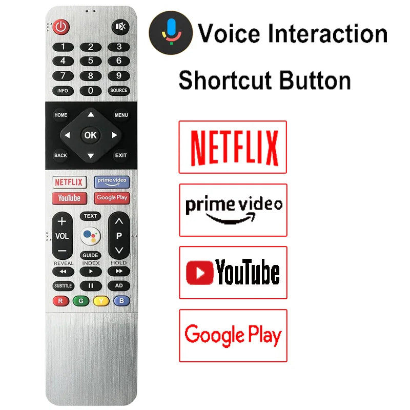 Universal Replacement Remote Control for All Skyworth Android Smart TV 43/55UB5500 43/50/55UB5550 43/50UB5560 43TB5000 43TB5050