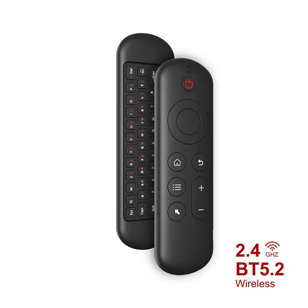 Dual Mode BT5.2 2.4G Air Mouse Remote Control Wireless Gyroscope Mini Keyboard  7 Color Backlit For Android Smart TV Box PC Magic Remotes
