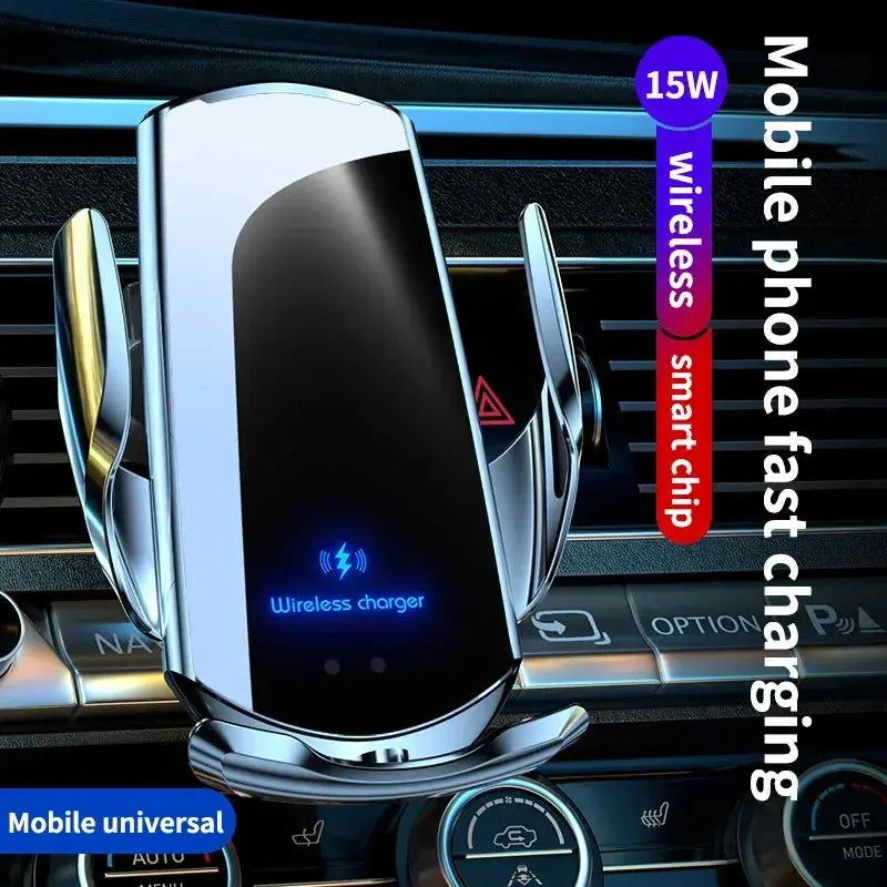 Car Phone Holder 10-Inch Screen Fixed Base For Peugeot 3008 4008 2021-2023 Wireless Charging Support Car Mobile Phone Mounts - Magic Remotes