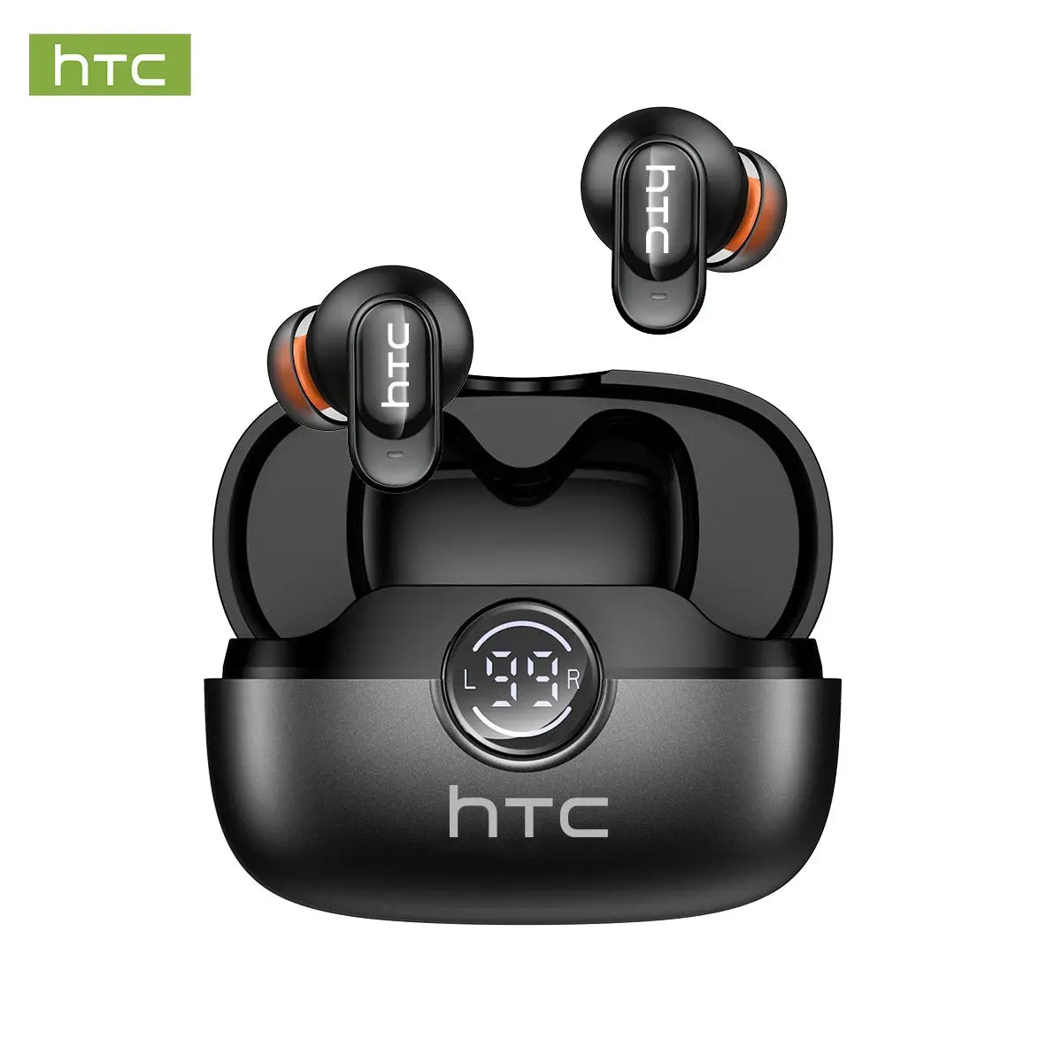 HTC NE79 TWS Bluetooth 6.0 Earphones AI Translator In-Ear HiFi Sound Headset for Sports Headset with Clear Call Mic Magic Remotes