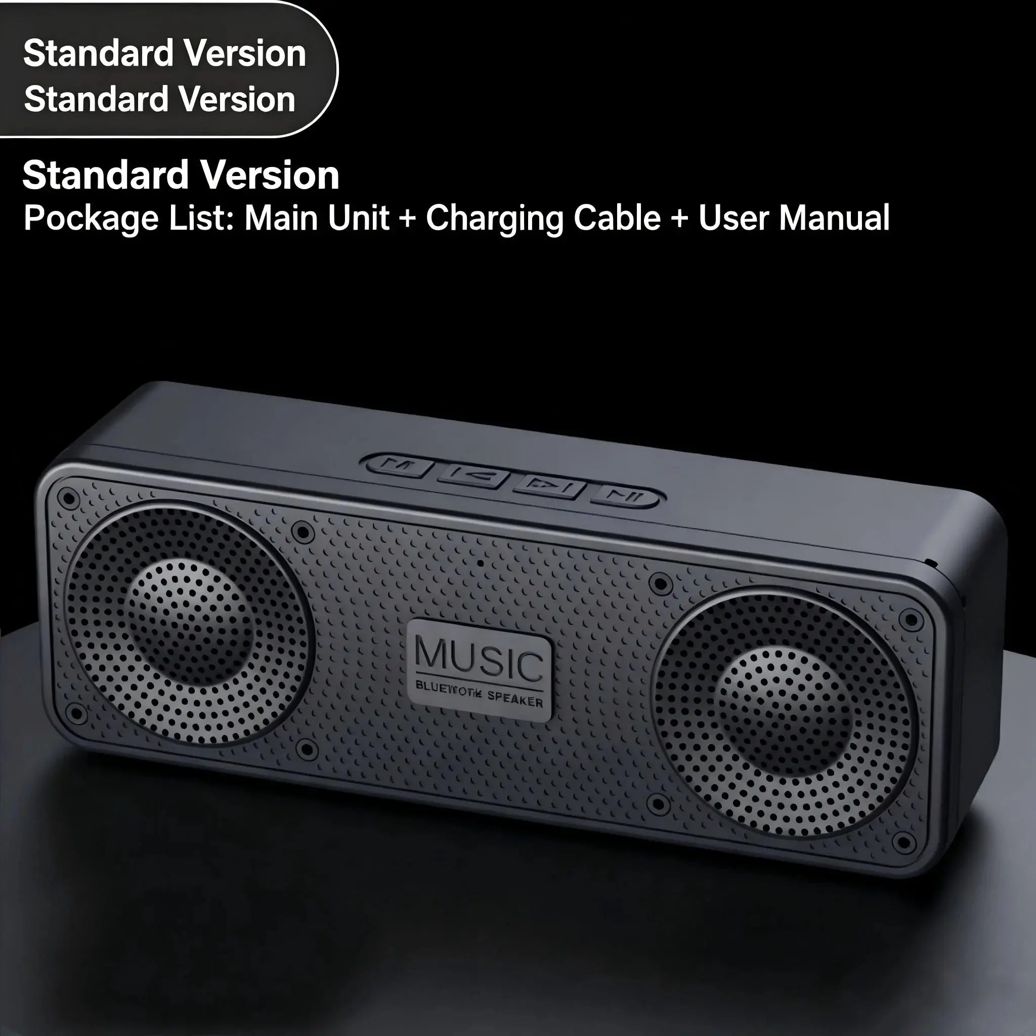 S18 Wireless Bluetooth Speaker Portable Subwoofer Stereo Sound FM Radio Outdoor Loudspeaker for Phone PC Magic Remotes