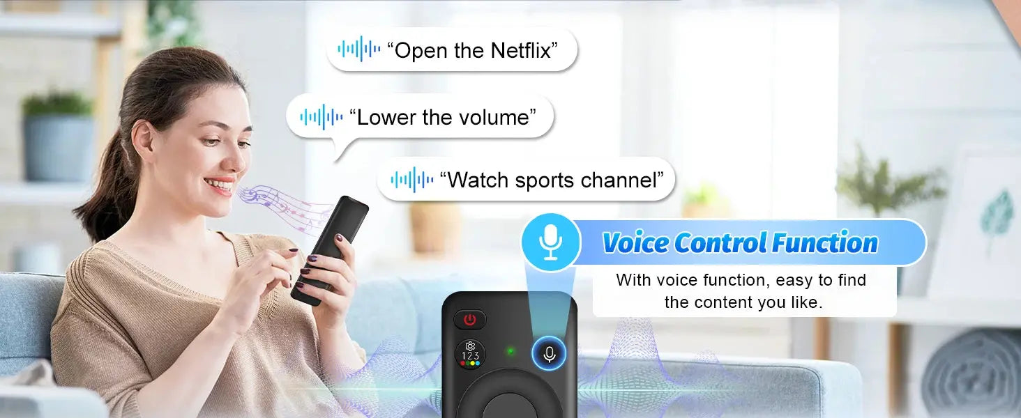 Voice Remote Control for Samsung Smart TV NEO QLED Replacement Remote Control for Samsung TV Rechargable Solar Remote Control Magic Remotes