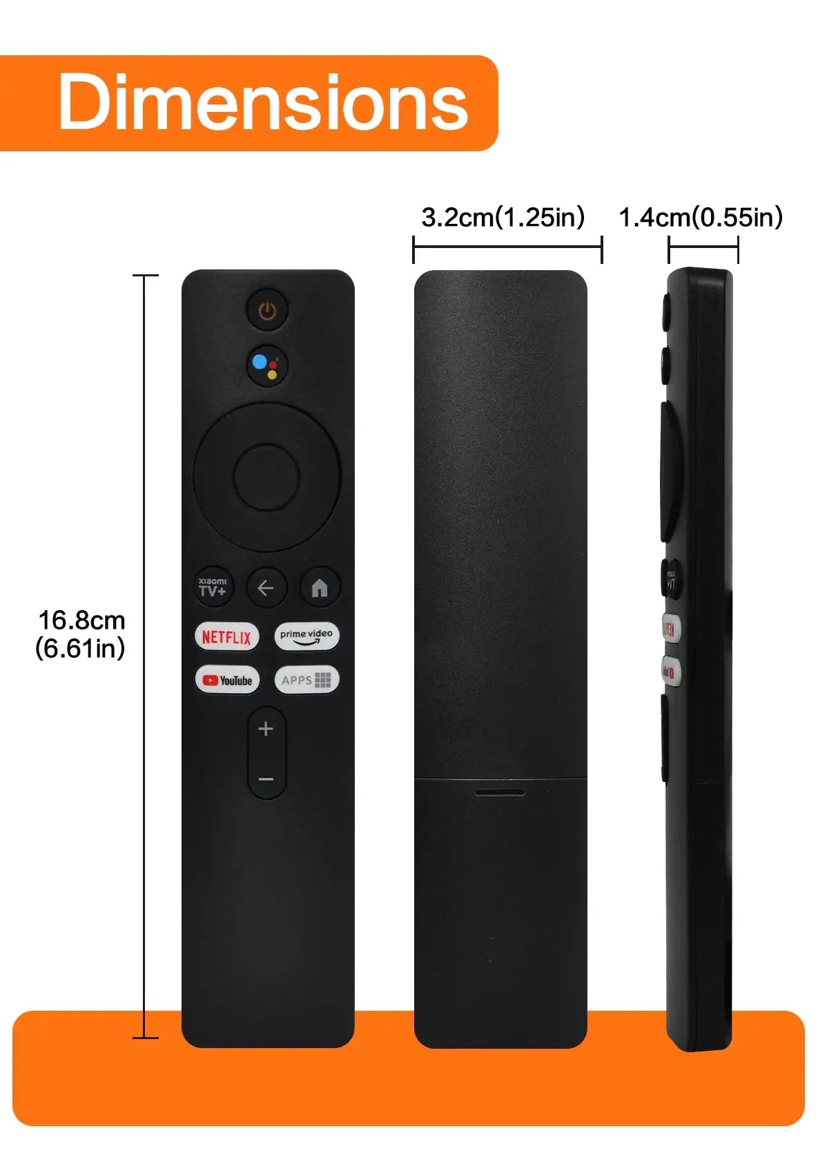 XMRM-M6 Voice remote Control for Xiaomi mi 2nd Gen Box Applicable to TV Box S (2nd Gen) 4K Ultra HD Streaming Media Player Magic Remotes