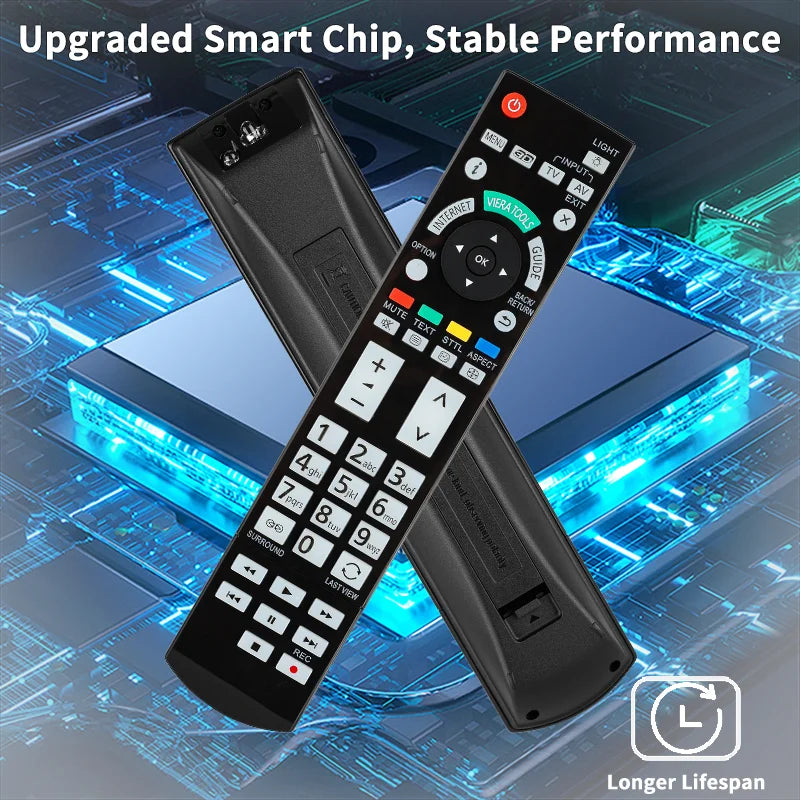 N2QAYB000715 Replacement Remote for Panasonic Viera TV | Compatible with TX-LR42DT50, TX-LR47WT50, TX-LR55WT50 Series