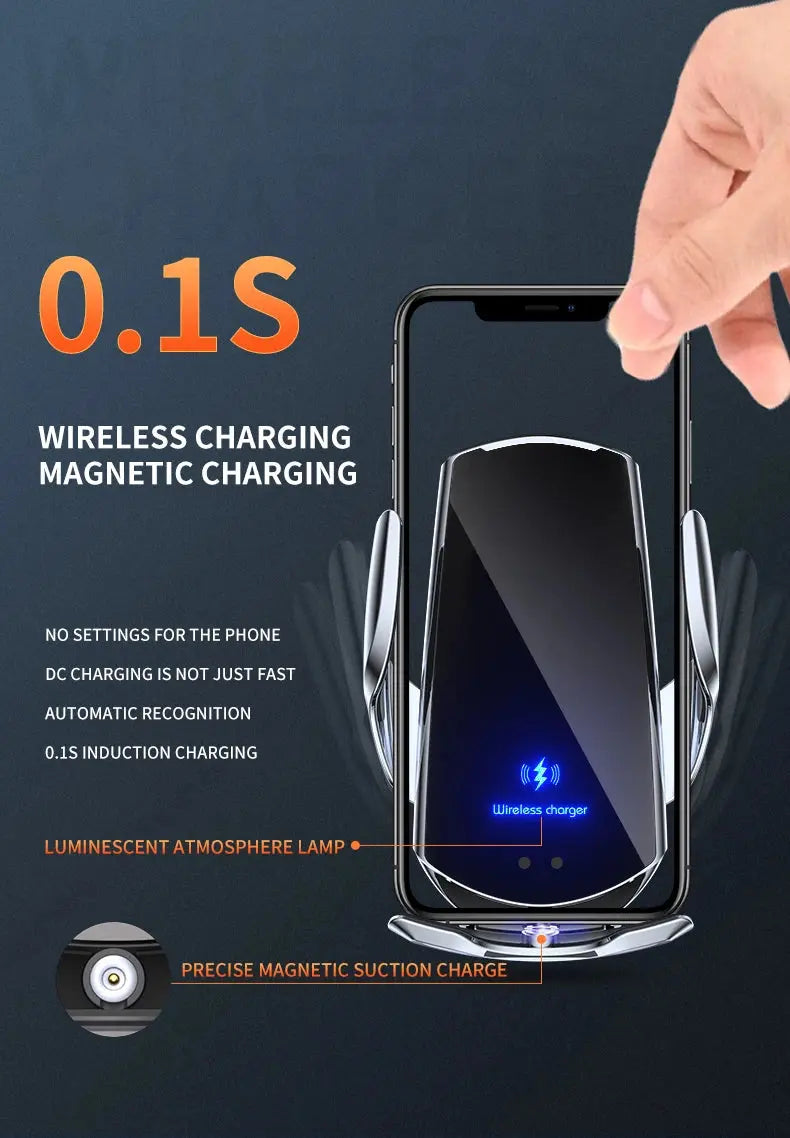 Car Phone Holder 10-Inch Screen Fixed Base For Peugeot 3008 4008 2021-2023 Wireless Charging Support Car Mobile Phone Mounts - Magic Remotes