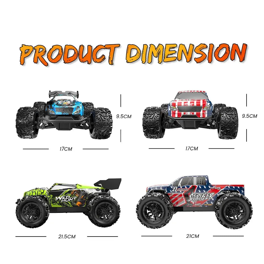 1:20 Off Road RC Car 2.4G Radio Remote Control Cars RTR High Speed Climbing Drift Remote Control Monster Truck Toys for Children - Magic Remotes