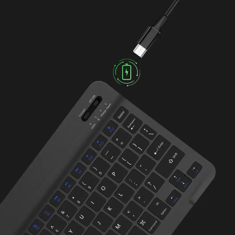 10 inch Magnetic Tablet Keyboard for iPad 2024 10.9 11 10.2 Bluetooth Rechargeable Keyboards for Xiaomi 6 Huawei Matepad 11.5 - Magic Remotes