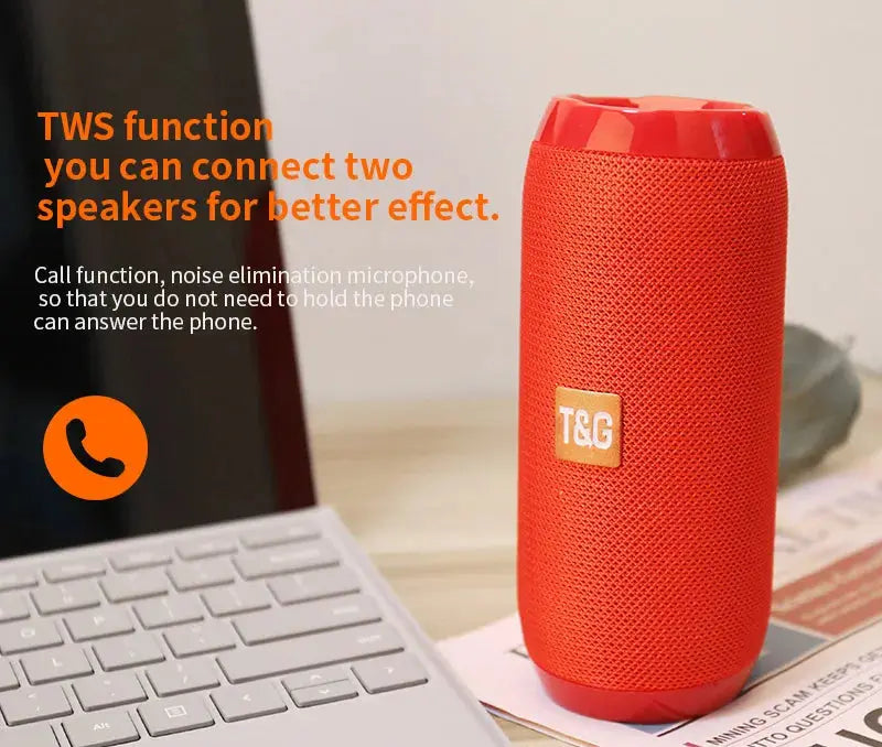 Portable Wireless Bluetooth Speaker Blutooth Music Sound Box For Caixa De Som Blootooth Subwoofer Radio FM Handfree Bass System Magic Remotes