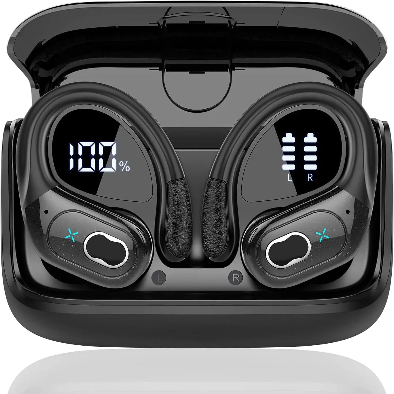 TWS Sports Earbuds Bluetooth 5.4 HIFI Bass Wireless Headphones LED Touch Hands-free Earphone Noise Cancelling Waterproof Headset Magic Remotes