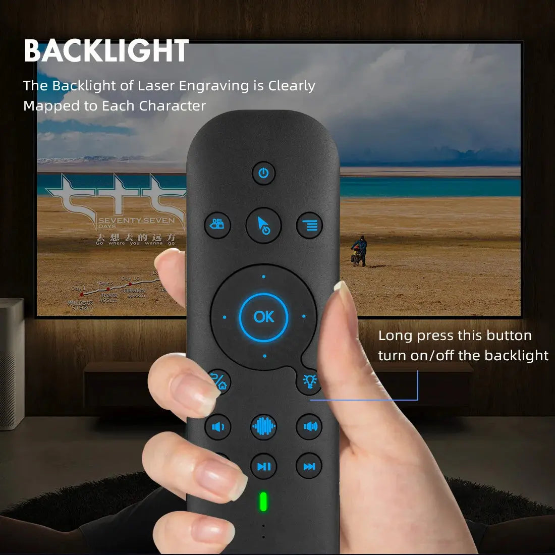 New G60S Pro BT Wireless Voice Remote Control 2.4G BT5.0 Dual Mode Air Mouse IR Learning With Backlit Light For Android TV Box Magic Remotes