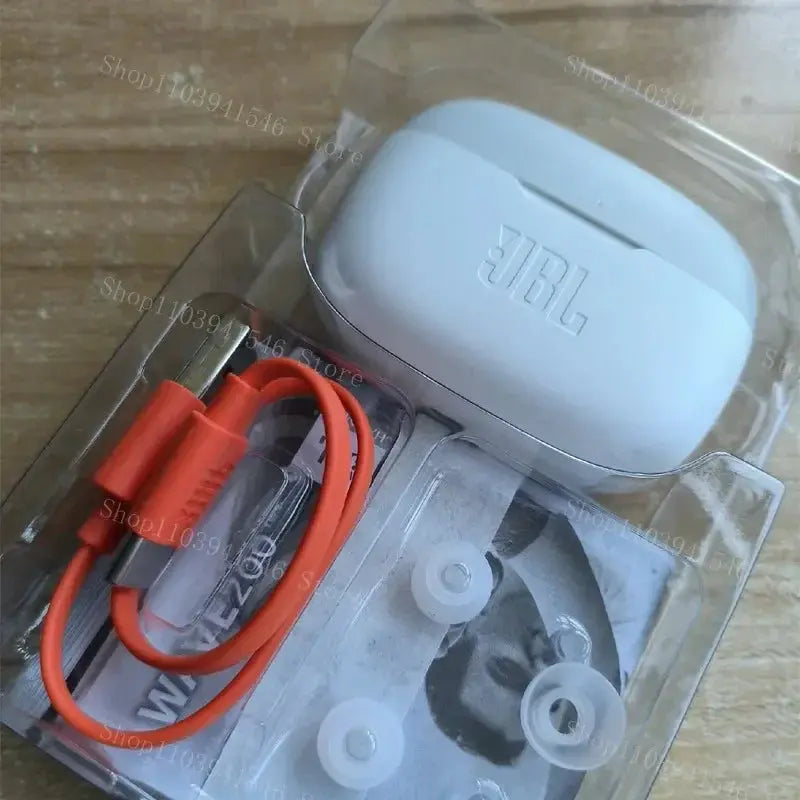JBL WAVE 200TWS Wireless Earbuds True Stereo Bluetooth 5.0 Headset Sports In-Earphones with Mic HK Version Magic Remotes