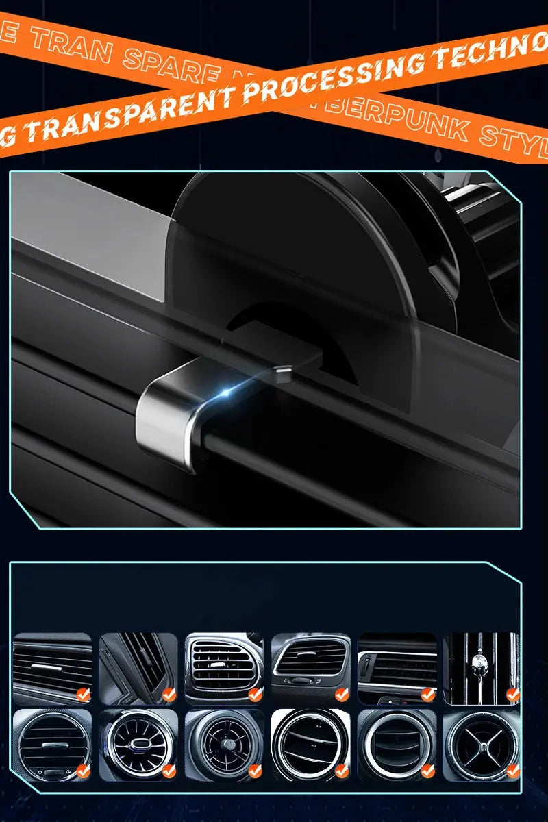 Car Smart Sensing Automatic Clamping Mounts For Samsung iPhone Xiaomi Phone Holder Wireless Charger Mounts 15W/66W Fast Charging - Magic Remotes
