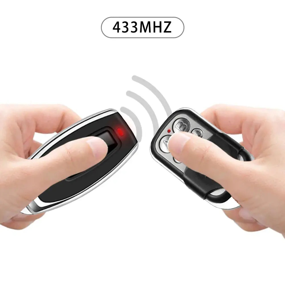433MHz 4Button ABCD/Lock Unlock Remote Control Metal Push Button Transmitter Universal 4 Buttons Garage Door Opener Remote Magic Remotes