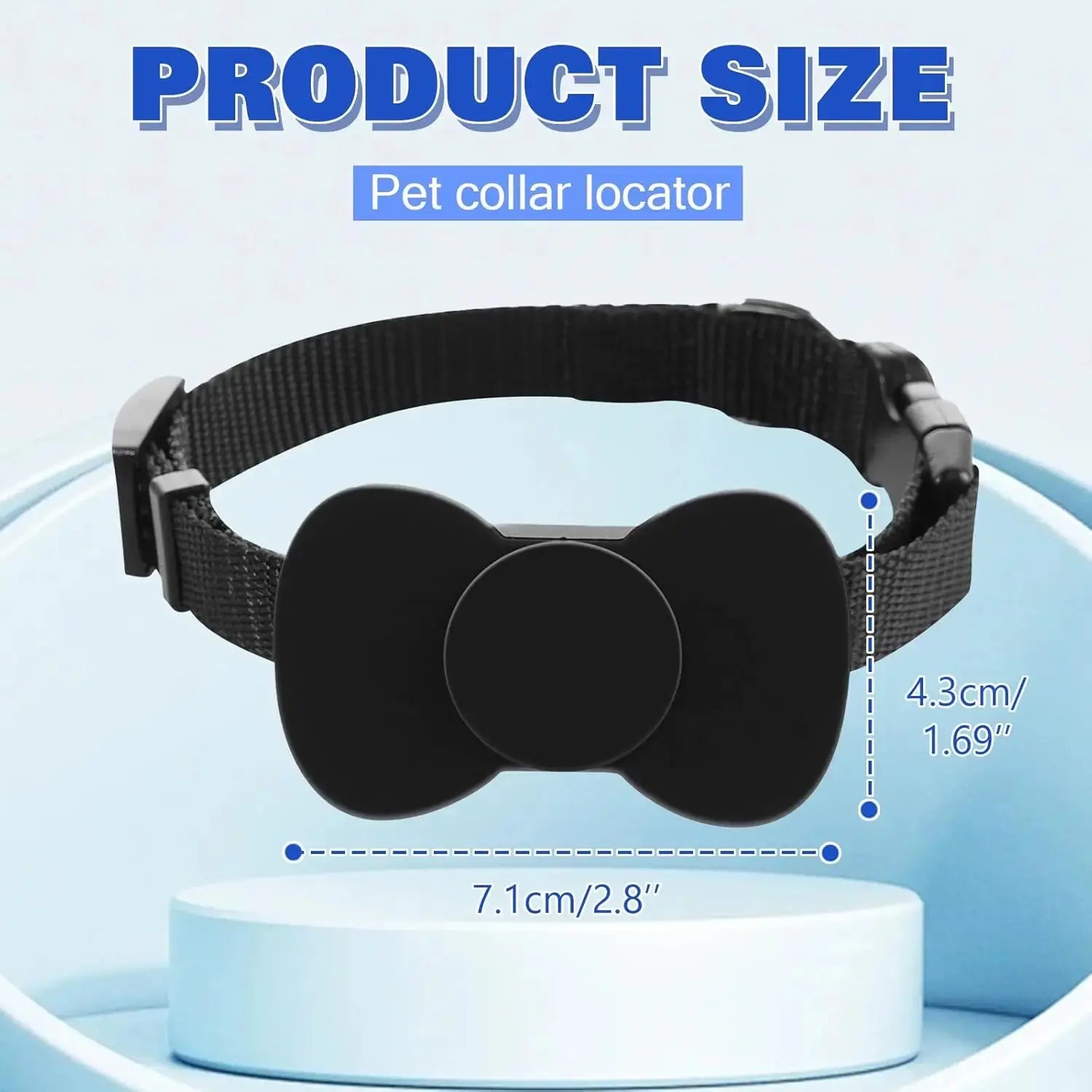 New GPS mini tracking collar, adjustable with waterproof tracker, suitable for cats and dogs anti-lost tracker, no monthly fee, - Magic Remotes