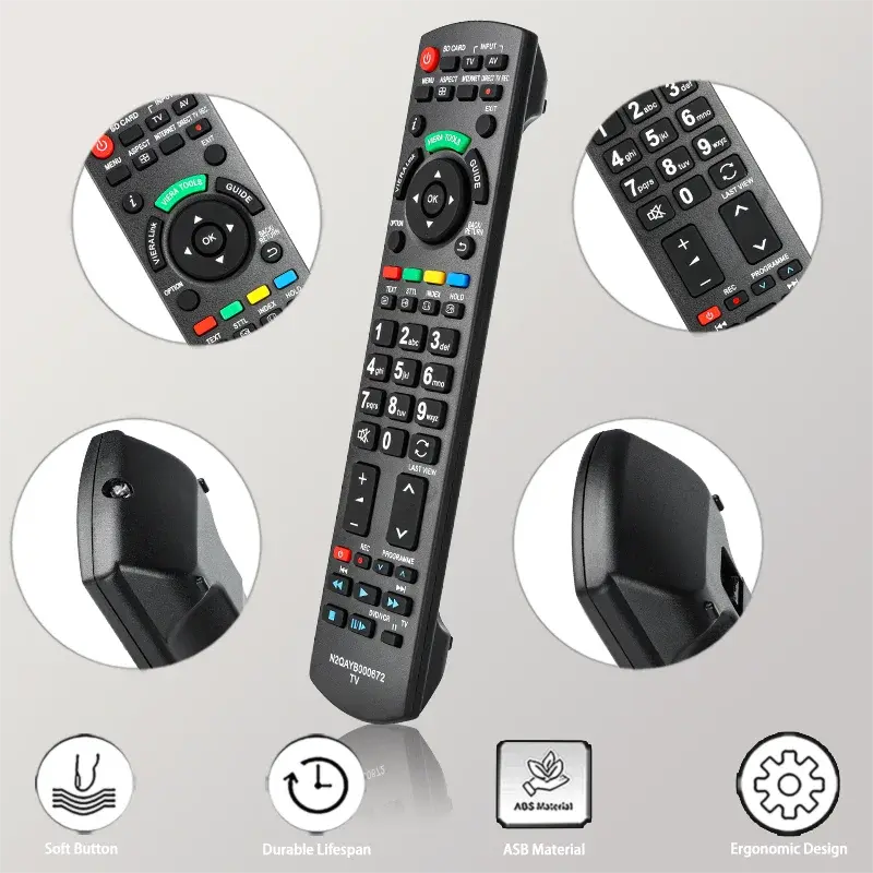 N2QAYB000672 For Panasonic Remote Control Replacement, For Panasonic Viera TV TX-L32E31B TX-L32E30E TX-L42E3E TX-L42E30E - Magic Remotes