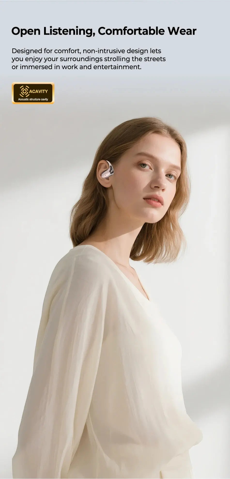Bluetooth Auricles HTC NE35 2026 AI Real-Time Language Translator Earbuds 134 Languages BT6.0 IPX5 90H Battery Wireless Headset Magic Remotes