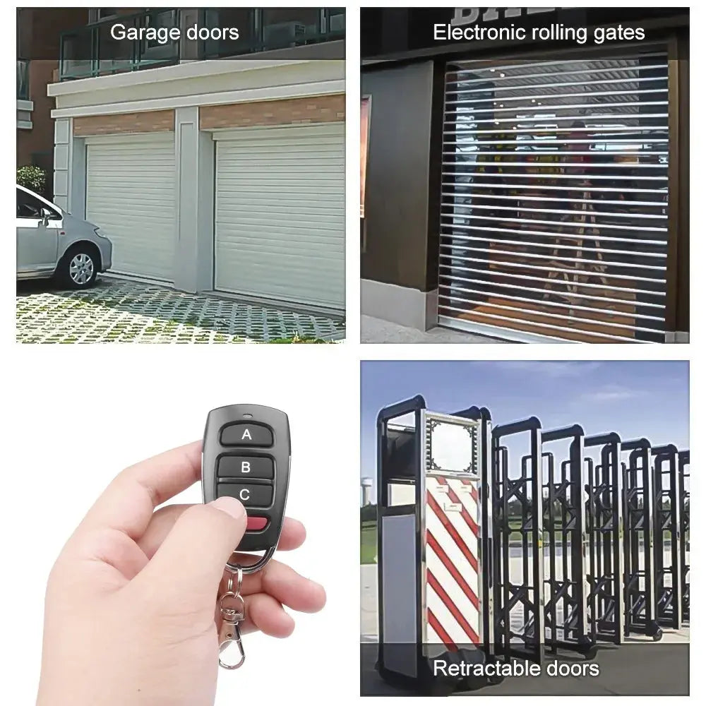 Wireless RF 433mhz Remote Control Copy Code Garage Door Gate Duplicator 433 Mhz Key Remote Opener Magic Remotes