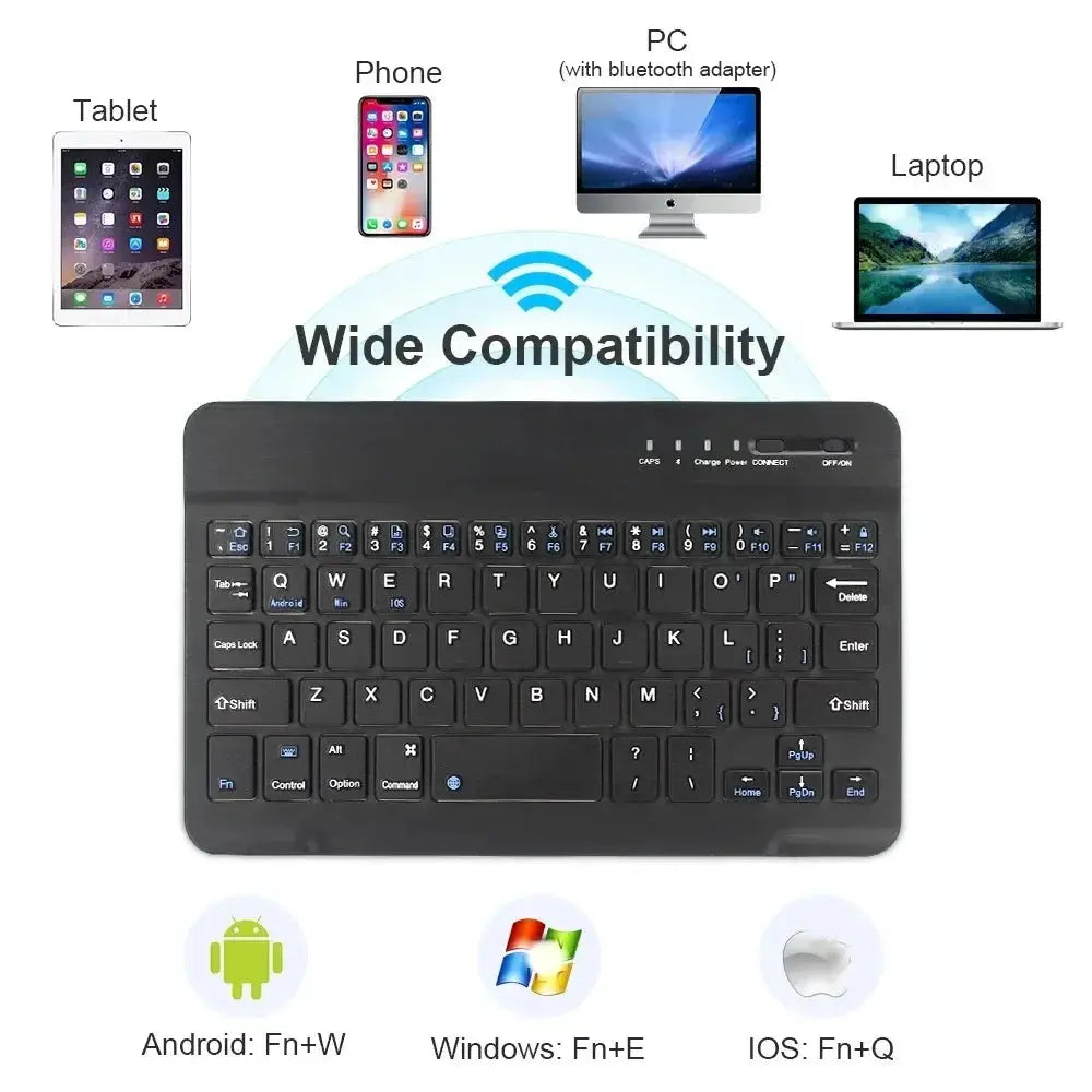 Bluetooth Keyboard for iPad 10th Generation iPad Pro 13 12 11 10 9 8 7 Inch iPad Air 13 11th iPad Mini Samsung Xiaomi Tablets - Magic Remotes