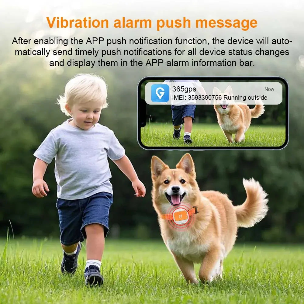 2026 New Style Pet GPS Tracker Dog Mini Tracking Movement Alert Collar Anti-Lost Tracker for Cats and Puppies Remote Locator - Magic Remotes