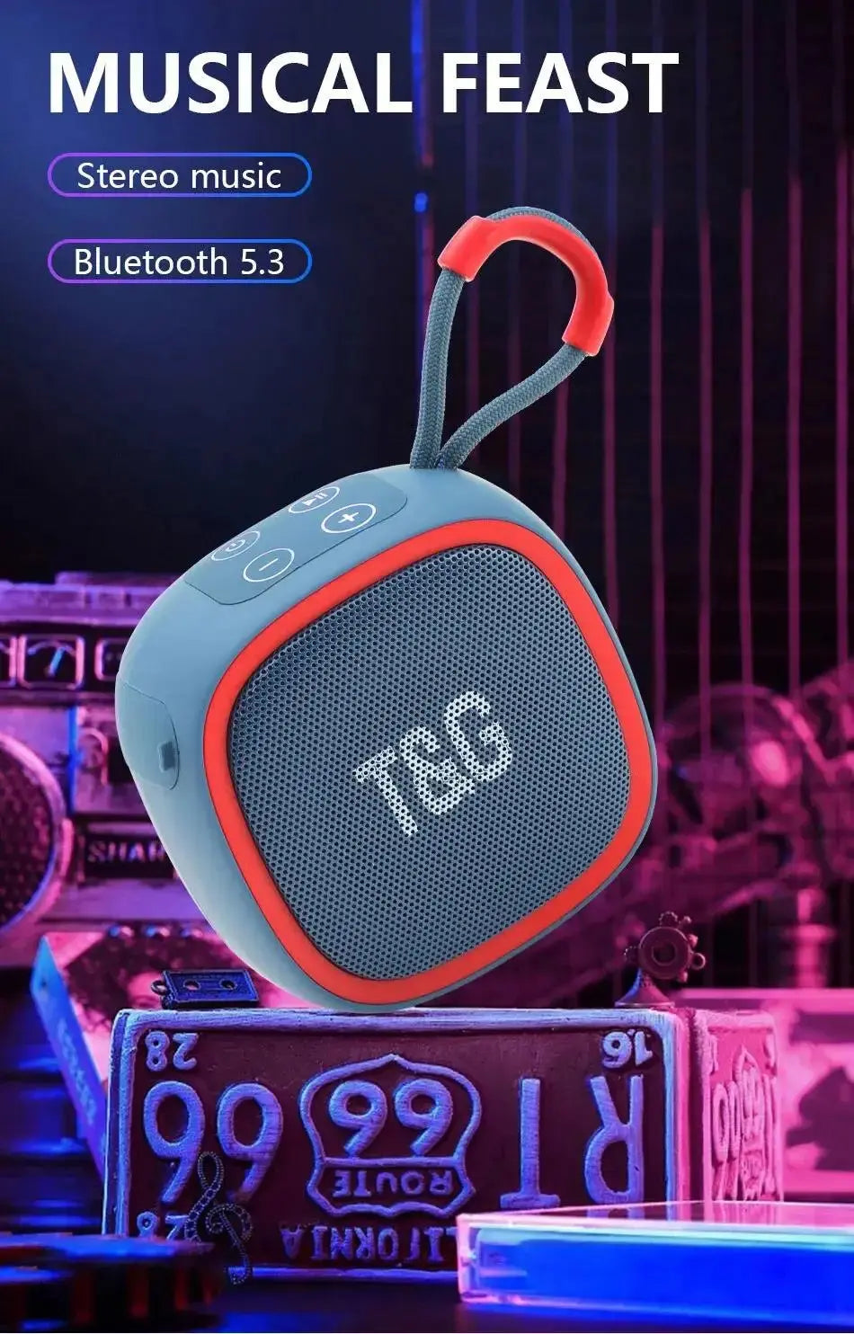 Wireless Bluetooth Speaker Portable Mini Radio FM Waterproof Small Subwoofer Sound Box Music Woofer Computer PC AUX Caixa De Som Magic Remotes