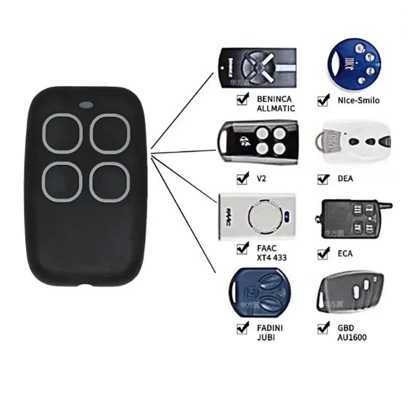 Universal Duplicator Garage Remote Controller Command Clone Self-copying Automation Gate 433.92 MHz 433Mhz Fixed Code Magic Remotes