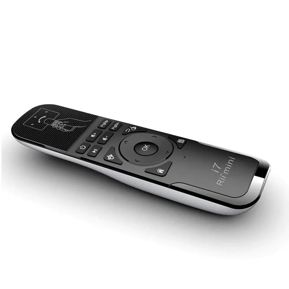 Rii i7 2.4G Wireless Fly Air Mouse Remote Control Motion Sensing Built in 6-Axis fControl for Pc Android TV Box Smart PC Magic Remotes