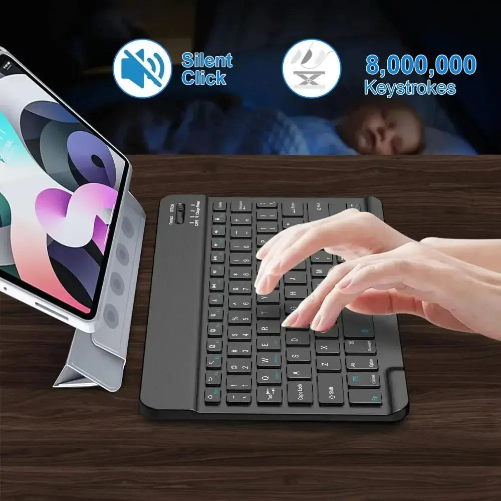 Bluetooth Keyboard for iPad 10th Generation iPad Pro 13 12 11 10 9 8 7 Inch iPad Air 13 11th iPad Mini Samsung Xiaomi Tablets - Magic Remotes
