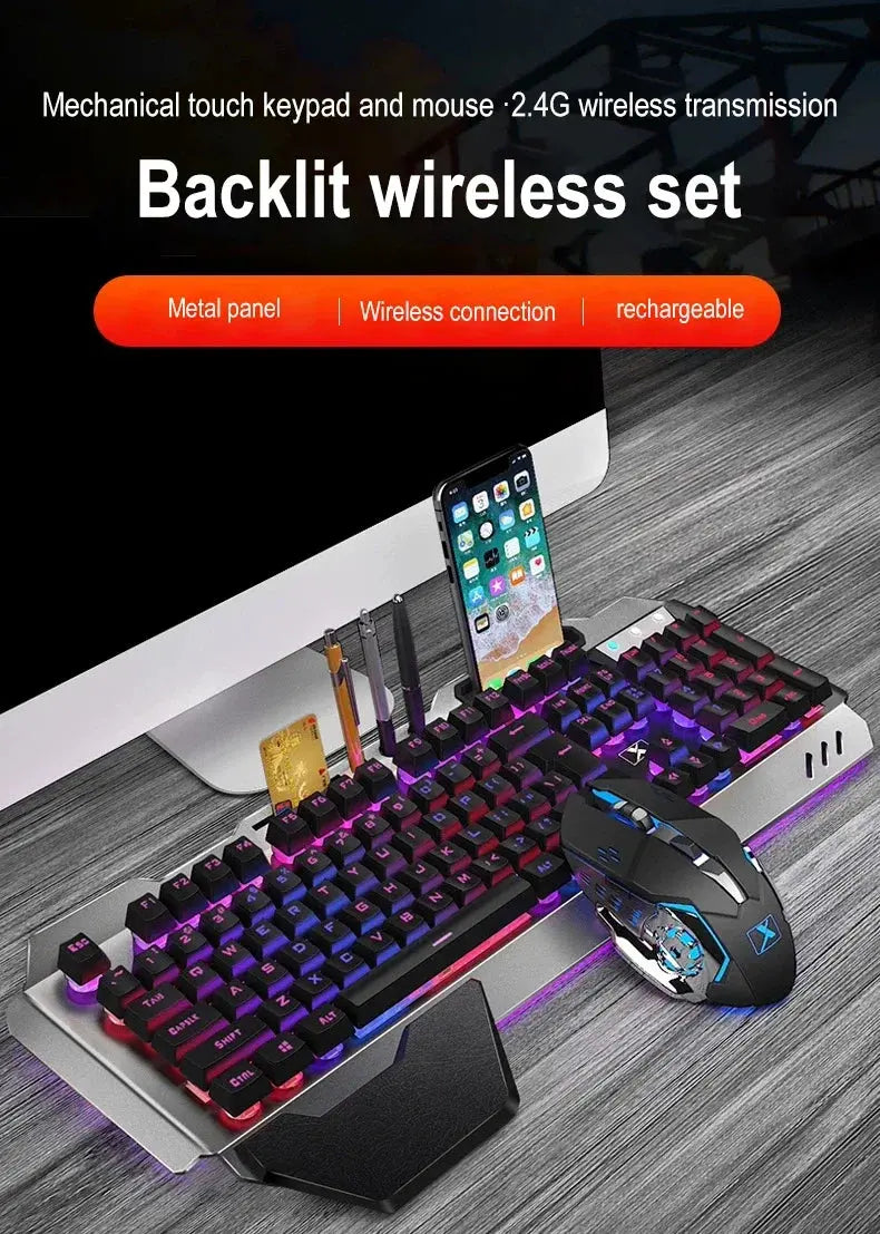 K680 Rechargeable 2.4G wireless keyboard and mouse suite Gaming computer Office esports Magic Remotes