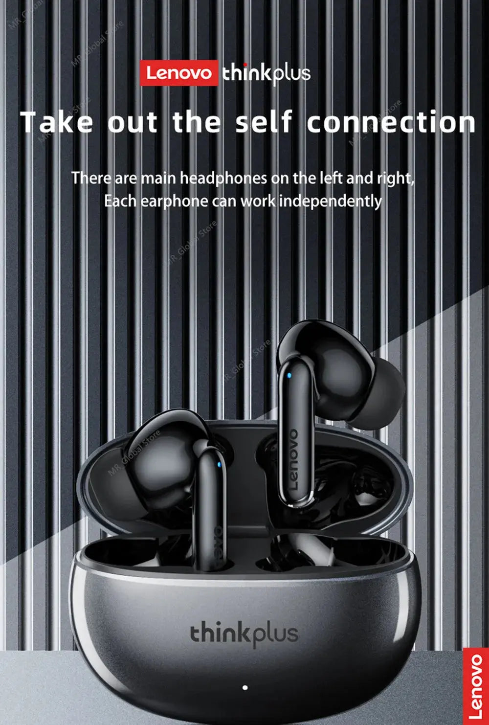 Original Lenovo XT88 TWS Wireless Earphones Bluetooth 5.3 Dual MIC Stereo Noise Reduction Bass HIFI Touch Control Earbuds Magic Remotes