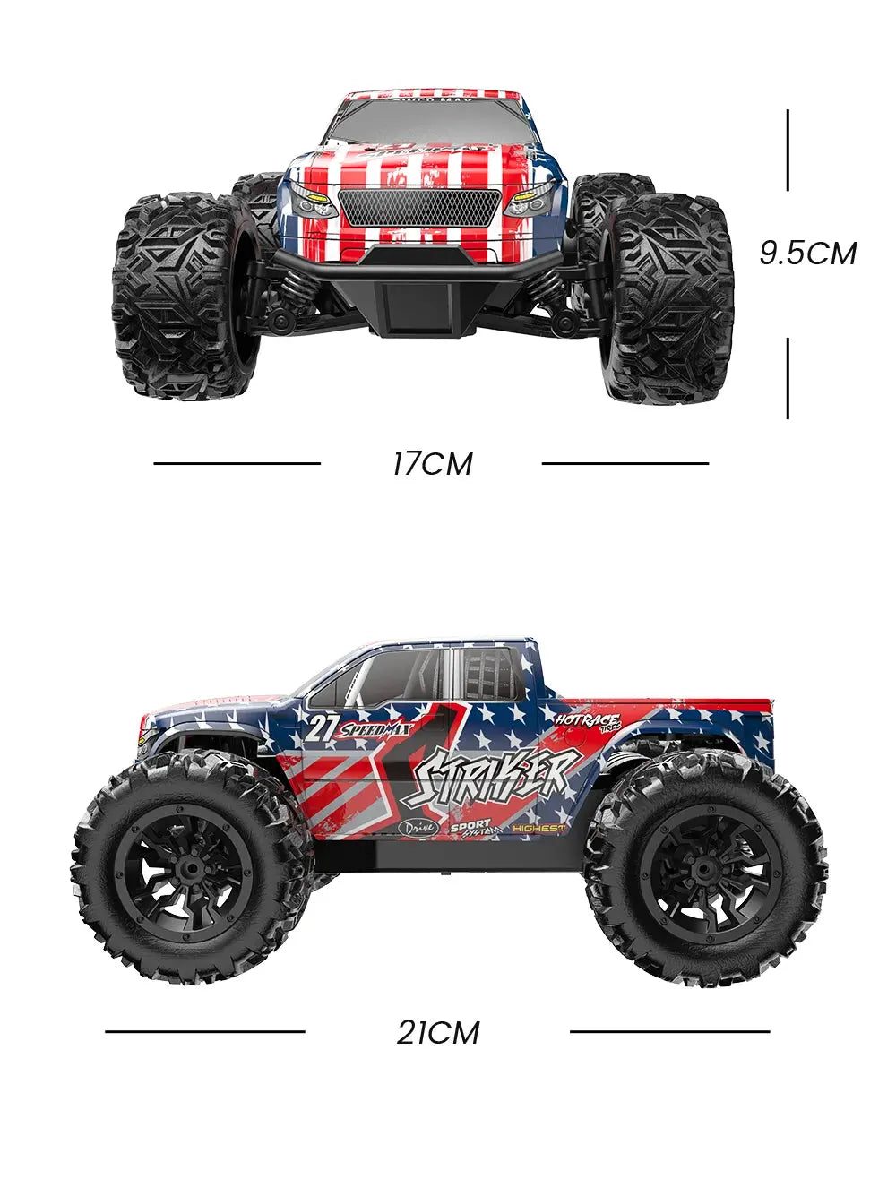 1:20 Off Road RC Car 2.4G Radio Remote Control Cars RTR High Speed Climbing Drift Remote Control Monster Truck Toys for Children Magic Remotes
