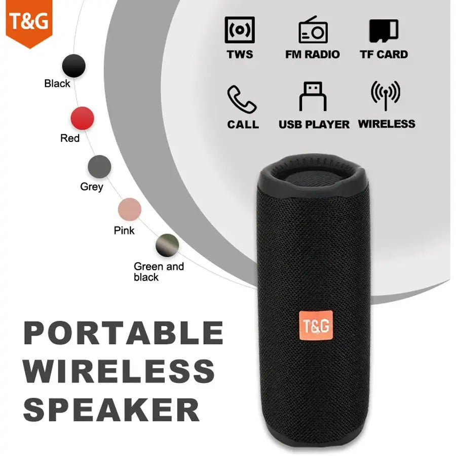 Portable Wireless Bluetooth Speaker Blutooth Music Sound Box For Caixa De Som Blootooth Subwoofer Radio FM Handfree Bass System Magic Remotes