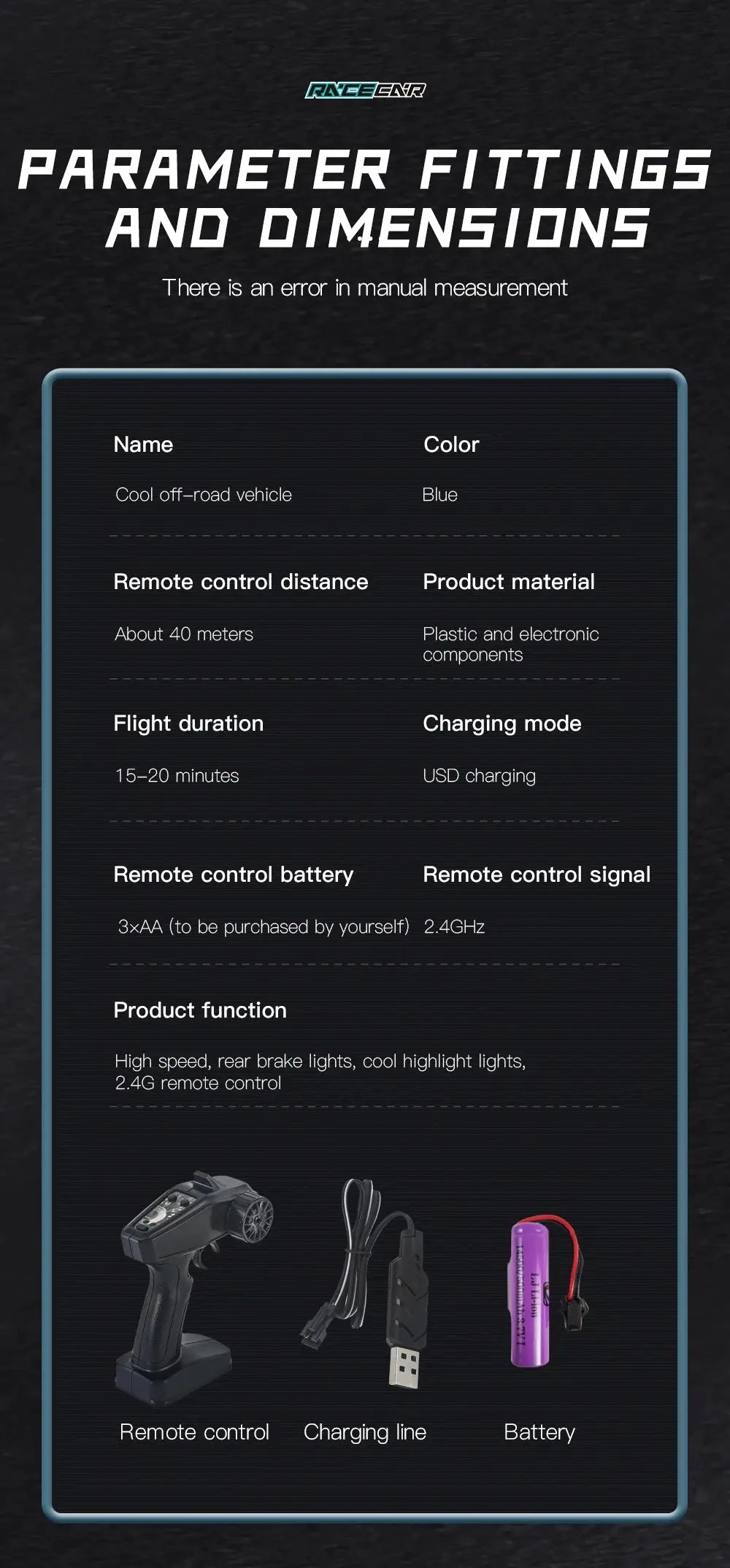 ZWN 1:16/1:20 2.4G Model RC Car With LED Light 2WD Off-road Remote Control Climbing Vehicle Outdoor Cars Toy Gifts for Kids Magic Remotes