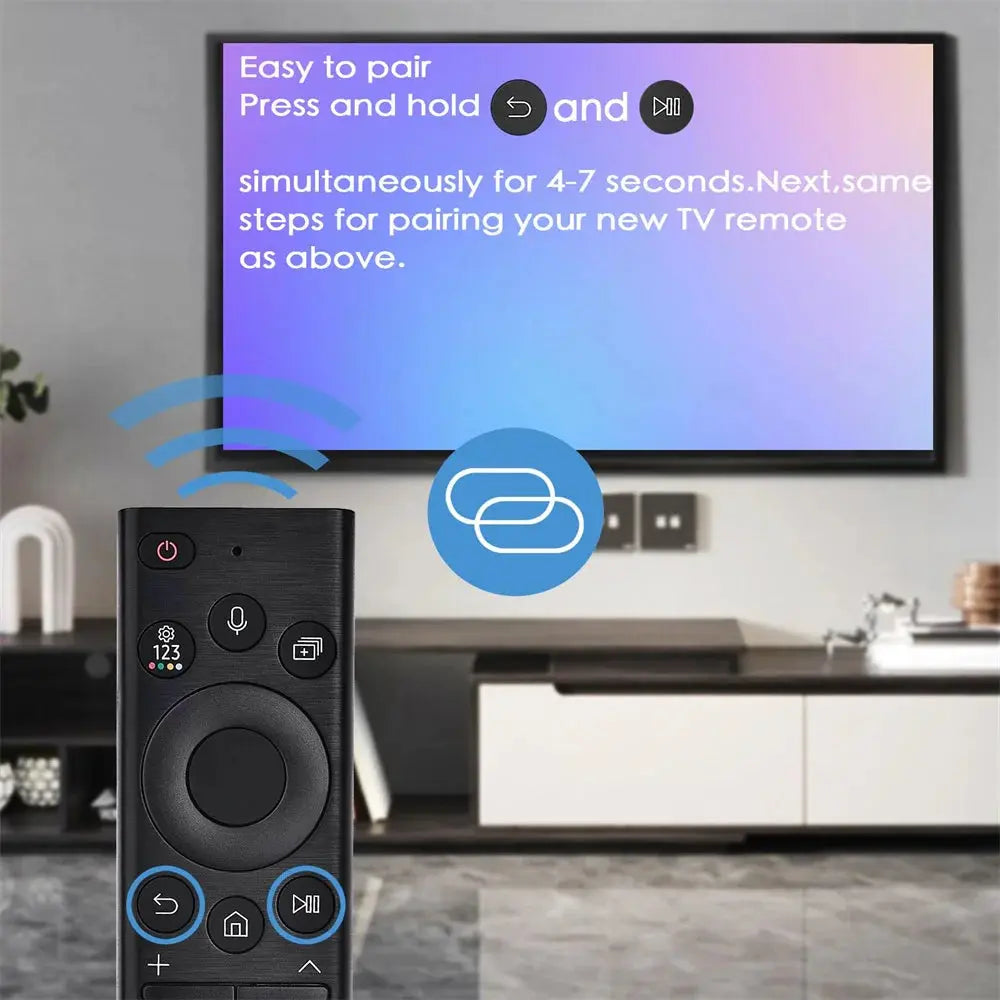 Voice Remote Control BN59-01385A for Samsung Smart TV 2019-2023 Crystal UHD Neo QLED OLED 4K 8K Series TVs(No Solar Function) Magic Remotes