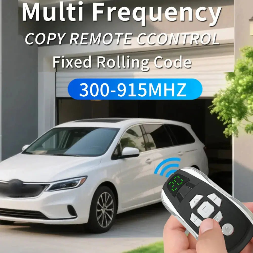 20-Channel Rechargeable Key Duplicator for Universal Garage Door Remote Control Gate Controller Clone Multi-frequency 300-915Mhz Magic Remotes