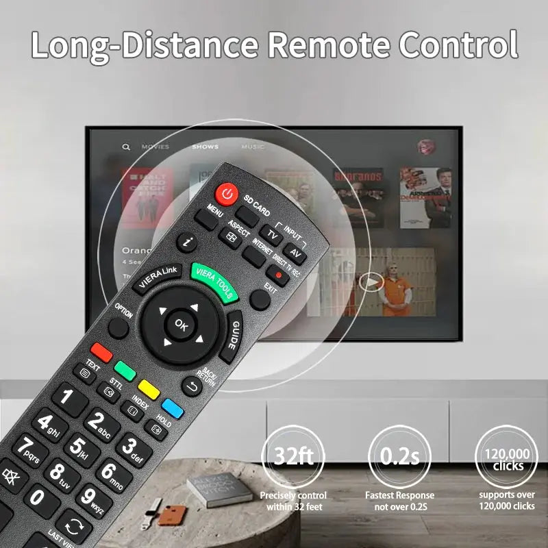 N2QAYB000672 For Panasonic Remote Control Replacement, For Panasonic Viera TV TX-L32E31B TX-L32E30E TX-L42E3E TX-L42E30E - Magic Remotes