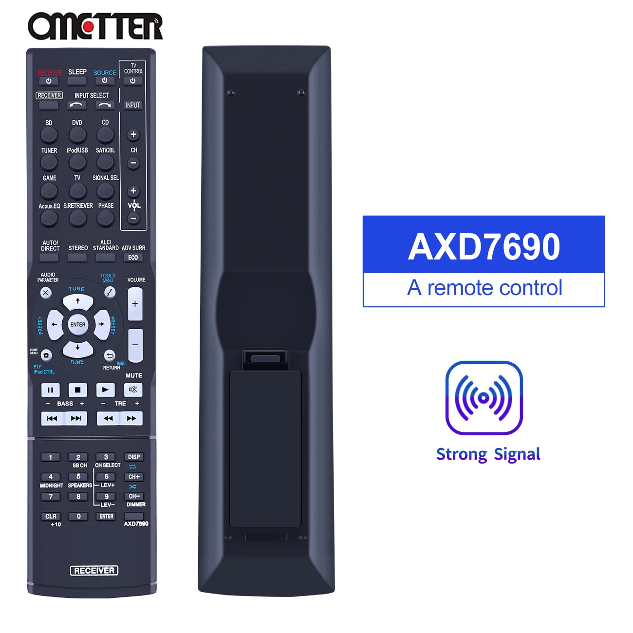 AXD7690 Remote Control For Pioneer AV Receiver VSX-56TXI VSX-9300TX VSX-523-K