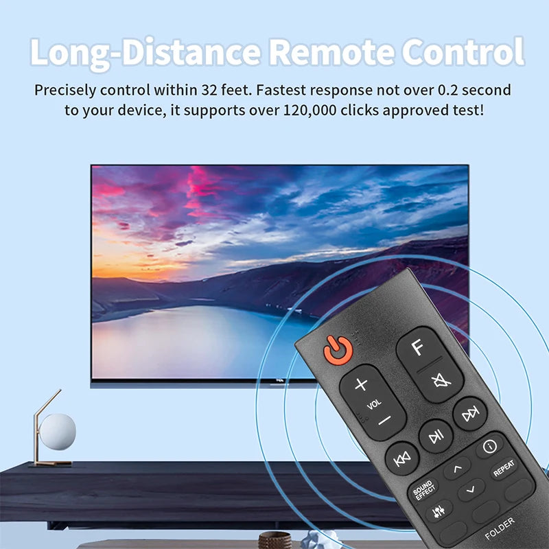 Remote Control for LG Sound Bar SL4Y SN5Y SL5Y SN6Y SL6Y SN7CY SPL5B-W SPN5B-W SPH4B-W