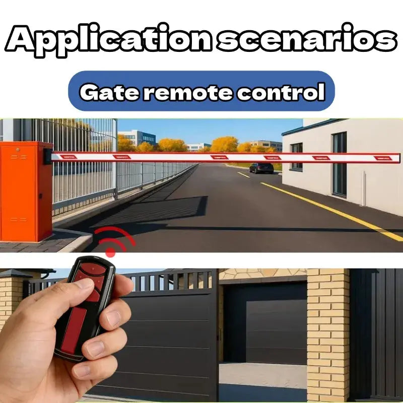 Compatible with LiftMaster 3-Button 433MHz Keychain Transmitter Garage Door Remote Control Universal Security+ 2.0 Opener Remote Magic Remotes