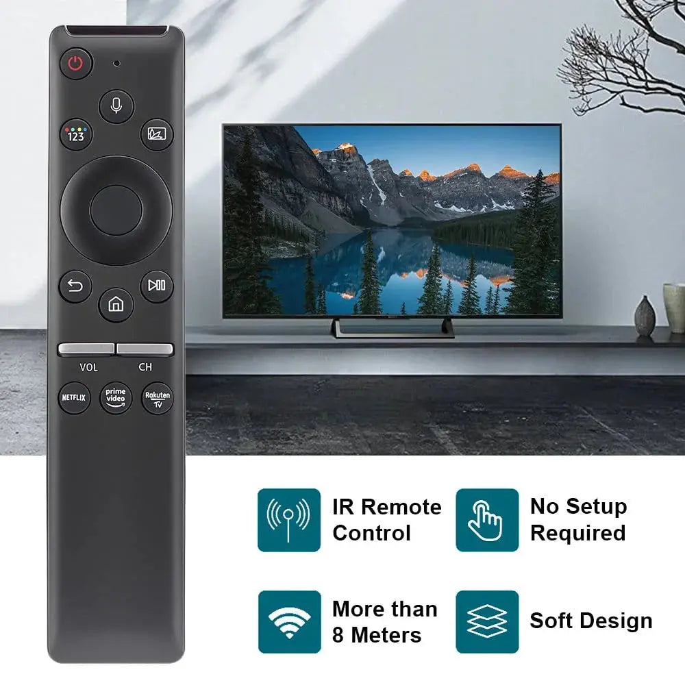 BN59-01330B 01312B Voice Remote Control for Samsung Smart TV LED QLED 4K 8K UHD HDR with Netflix, Prime Video,Rakuten TV Button Magic Remotes
