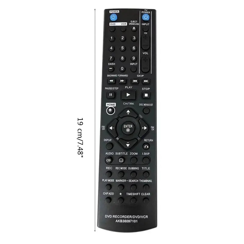 NEW Remote Control for LG DVD AKB36097101 Durable Replacement Remote Recorder DVD VCR Suitable for RC897T RC397HM - Magic Remotes