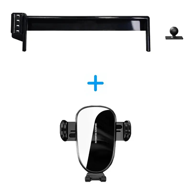 Car Phone Holder 10-Inch Screen Fixed Base For Peugeot 3008 4008 2021-2023 Wireless Charging Support Car Mobile Phone Mounts - Magic Remotes