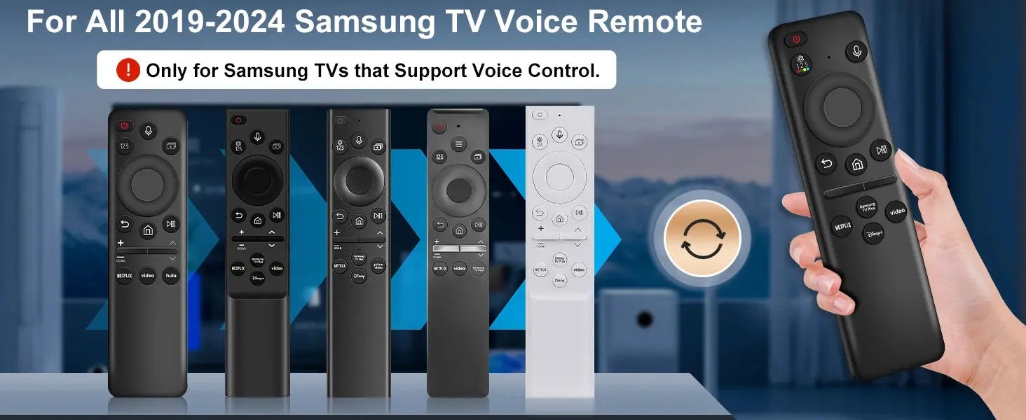 Voice Remote Control for Samsung Smart TV NEO QLED Replacement Remote Control for Samsung TV Rechargable Solar Remote Control Magic Remotes